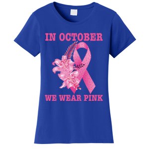 In October We Wear Cool Gift Women's T-Shirt