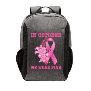 In October We Wear Cool Gift Vector Backpack