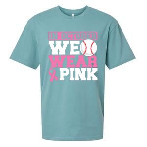 In October We Wear Pink Breast Cancer Support Gift Sueded Cloud Jersey T-Shirt