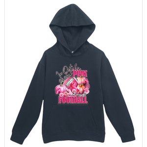 In October We Wear Pink And Watch Football Breast Cancer Urban Pullover Hoodie