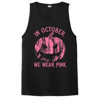 In October We Wear Pink Halloween Jack O Lantern Art Cancer PosiCharge Competitor Tank