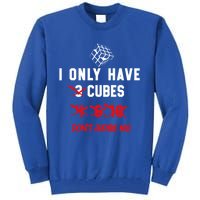 I Only Want Puzzle Cube Funny Speed Cubing Math Gift Tall Sweatshirt