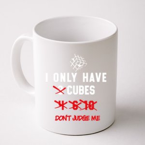 I Only Want Puzzle Cube Funny Speed Cubing Math Gift Coffee Mug