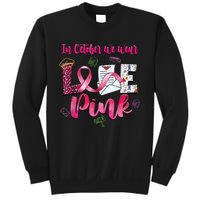 In October We Wear Love Postal Worker Breast Cancer Sweatshirt