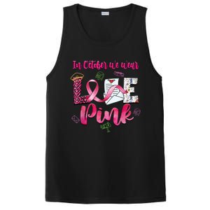 In October We Wear Love Postal Worker Breast Cancer PosiCharge Competitor Tank