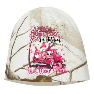 In October We Wear Pink Gnomes Truck Breast Cancer Kati - Camo Knit Beanie