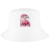 In October We Wear Pink Gnomes Truck Breast Cancer Cool Comfort Performance Bucket Hat