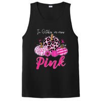 In October We Wear Pink Pumpkin Breast Cancer Awareness PosiCharge Competitor Tank