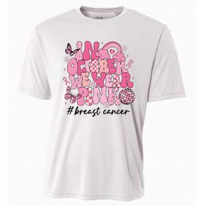 In October We Wear Retro Breast Cancer Awareness Cooling Performance Crew T-Shirt