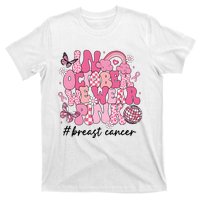 In October We Wear Retro Breast Cancer Awareness T-Shirt