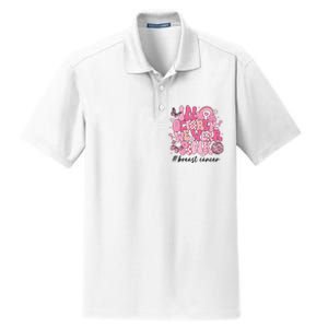 In October We Wear Retro Breast Cancer Awareness Dry Zone Grid Polo