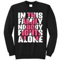 IN OCTOBER WE WEAR PINK Ribbon Leopard Pumpkin Breast Cancer Sweatshirt