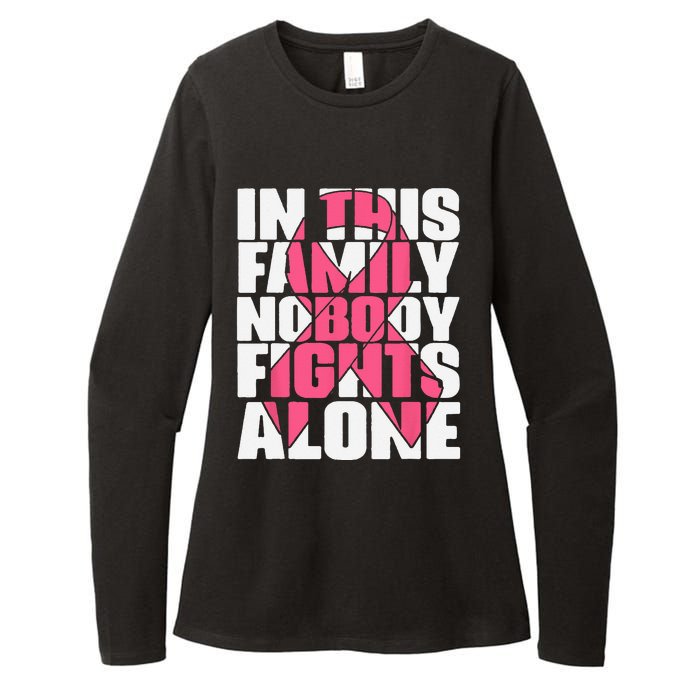 IN OCTOBER WE WEAR PINK Ribbon Leopard Pumpkin Breast Cancer Womens CVC Long Sleeve Shirt