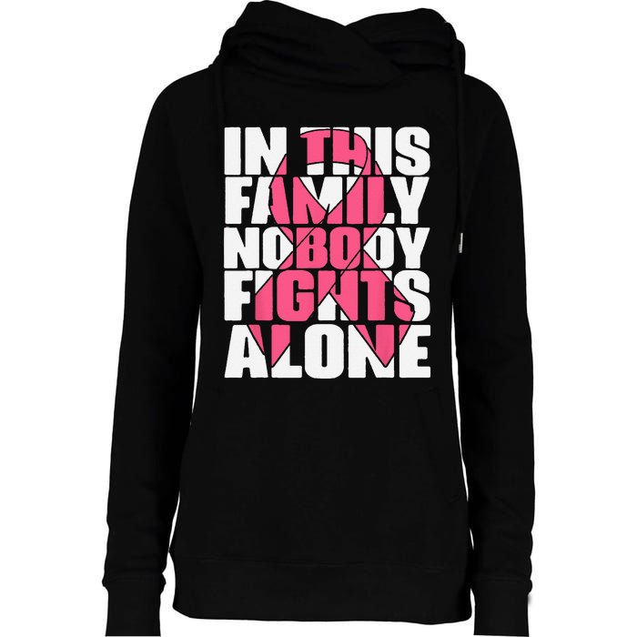 IN OCTOBER WE WEAR PINK Ribbon Leopard Pumpkin Breast Cancer Womens Funnel Neck Pullover Hood