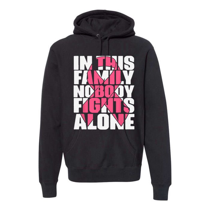 IN OCTOBER WE WEAR PINK Ribbon Leopard Pumpkin Breast Cancer Premium Hoodie