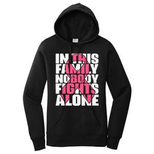 IN OCTOBER WE WEAR PINK Ribbon Leopard Pumpkin Breast Cancer Women's Pullover Hoodie