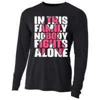 IN OCTOBER WE WEAR PINK Ribbon Leopard Pumpkin Breast Cancer Cooling Performance Long Sleeve Crew