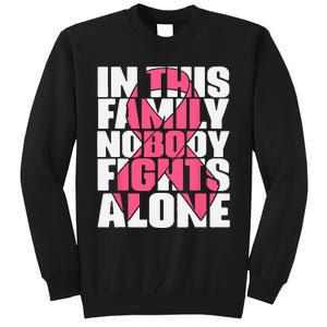 IN OCTOBER WE WEAR PINK Ribbon Leopard Pumpkin Breast Cancer Tall Sweatshirt