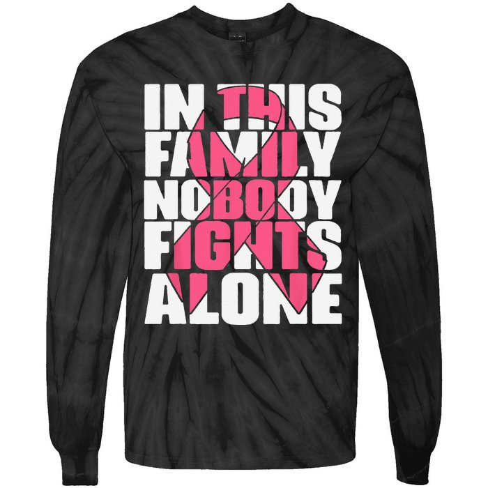 IN OCTOBER WE WEAR PINK Ribbon Leopard Pumpkin Breast Cancer Tie-Dye Long Sleeve Shirt