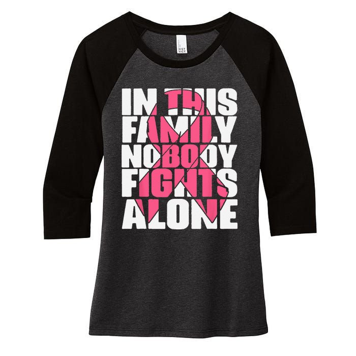 IN OCTOBER WE WEAR PINK Ribbon Leopard Pumpkin Breast Cancer Women's Tri-Blend 3/4-Sleeve Raglan Shirt