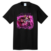 In October We Wear Pink Breast Cancer Horror Movies Tall T-Shirt