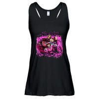 In October We Wear Pink Breast Cancer Horror Movies Ladies Essential Flowy Tank