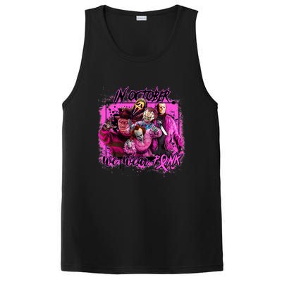 In October We Wear Pink Breast Cancer Horror Movies PosiCharge Competitor Tank