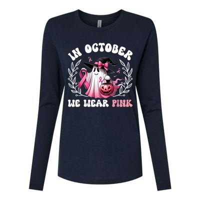 In October We Wear Gift Womens Cotton Relaxed Long Sleeve T-Shirt