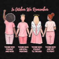 In October We Remember Those Who Fought And Won Ladies PosiCharge Tri-Blend Wicking Tank