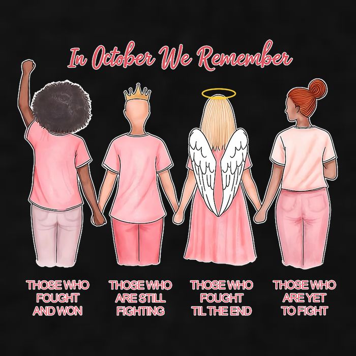 In October We Remember Those Who Fought And Won Ladies PosiCharge Tri-Blend Wicking Tank