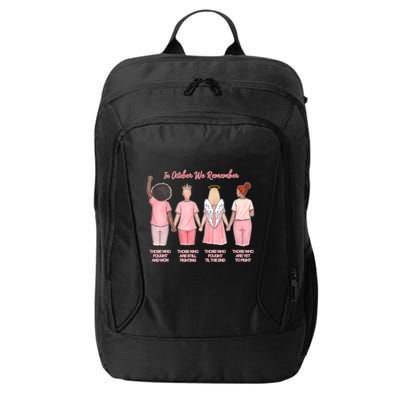In October We Remember Those Who Fought And Won City Backpack