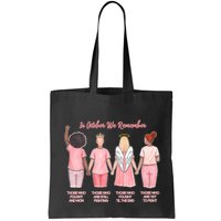 In October We Remember Those Who Fought And Won Bag