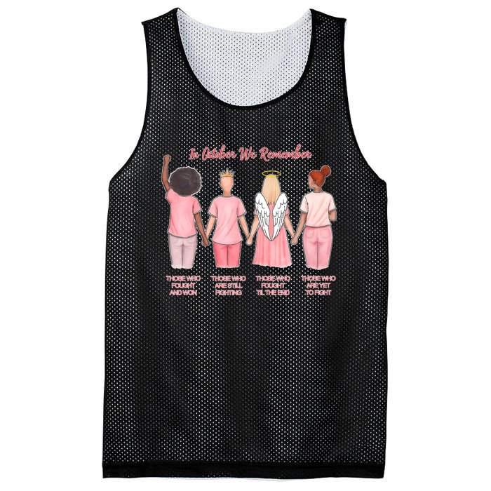 In October We Remember Those Who Fought And Won Mesh Reversible Basketball Jersey Tank