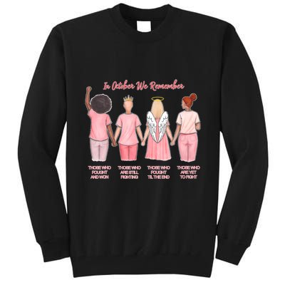 In October We Remember Those Who Fought And Won Tall Sweatshirt