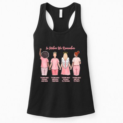 In October We Remember Those Who Fought And Won Womens Tank Top