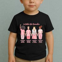 In October We Remember Those Who Fought And Won Toddler T-Shirt
