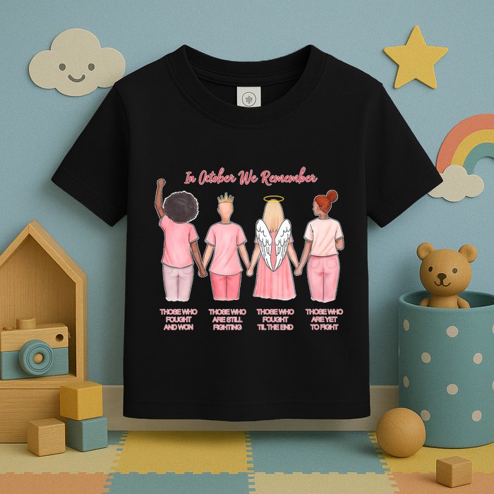 In October We Remember Those Who Fought And Won Toddler T-Shirt