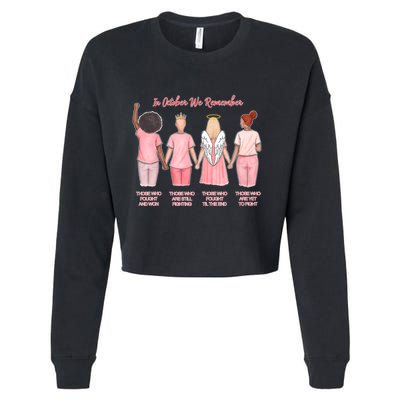 In October We Remember Those Who Fought And Won Cropped Pullover Crew