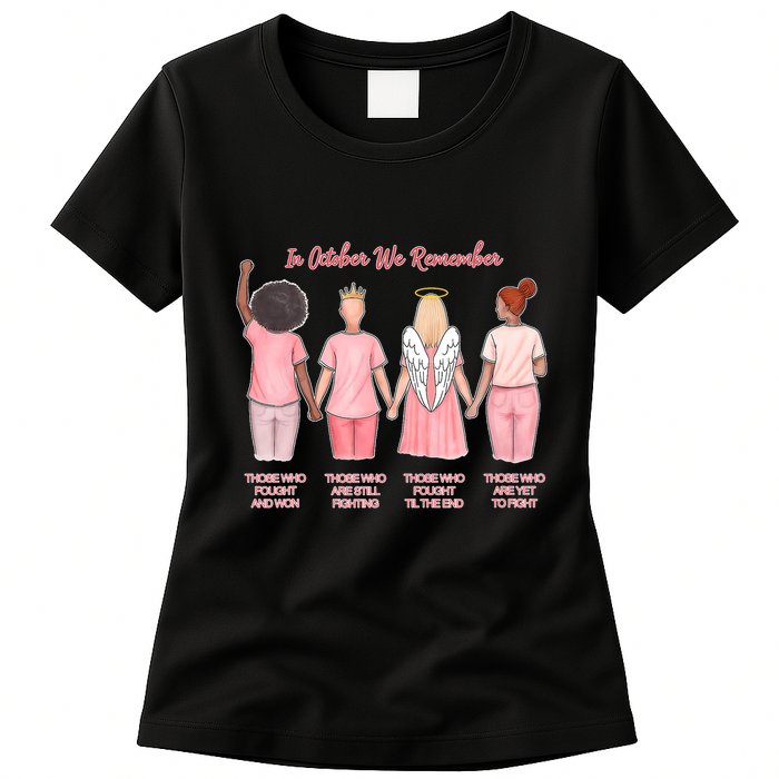 In October We Remember Those Who Fought And Won Womens T-Shirt