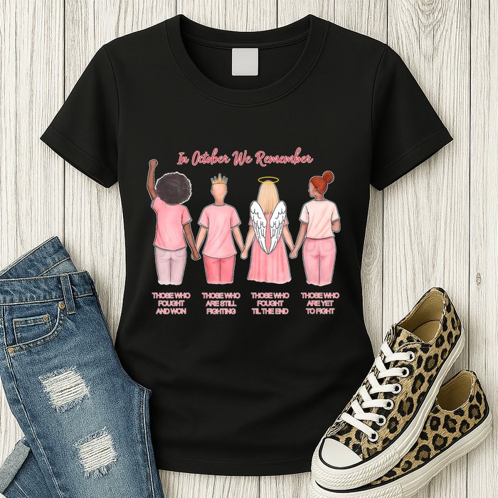 In October We Remember Those Who Fought And Won Womens T-Shirt