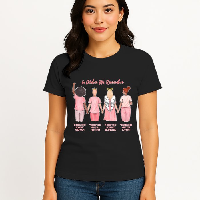 In October We Remember Those Who Fought And Won Womens T-Shirt