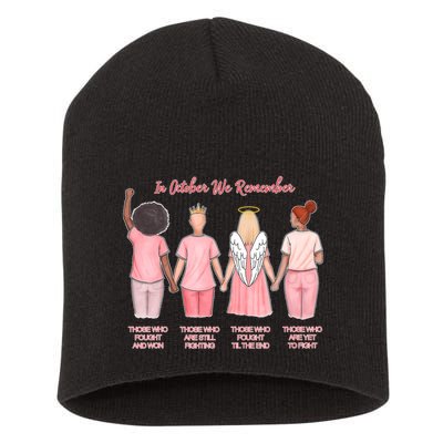 In October We Remember Those Who Fought And Won Short Acrylic Beanie
