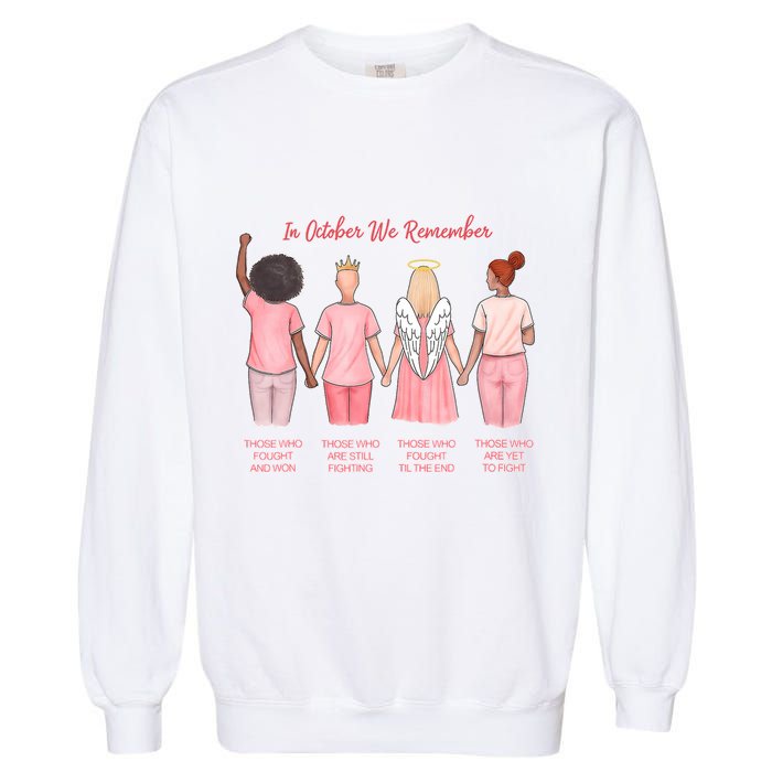 In October We Remember Those Who Fought And Won Garment-Dyed Sweatshirt