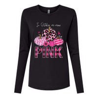 In October We Wear Pink Pumpkin Breast Cancer Awareness Womens Cotton Relaxed Long Sleeve T-Shirt