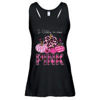 In October We Wear Pink Pumpkin Breast Cancer Awareness Ladies Essential Flowy Tank