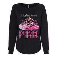 In October We Wear Pink Pumpkin Breast Cancer Awareness Womens California Wash Sweatshirt