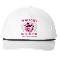 In October We Wear Pin.K Breast Cancer Awareness Halloween Snapback Five-Panel Rope Hat