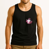 In October We Wear Pink Ghost Trick Or Treat Breast Cancer Front And Back Tank Top