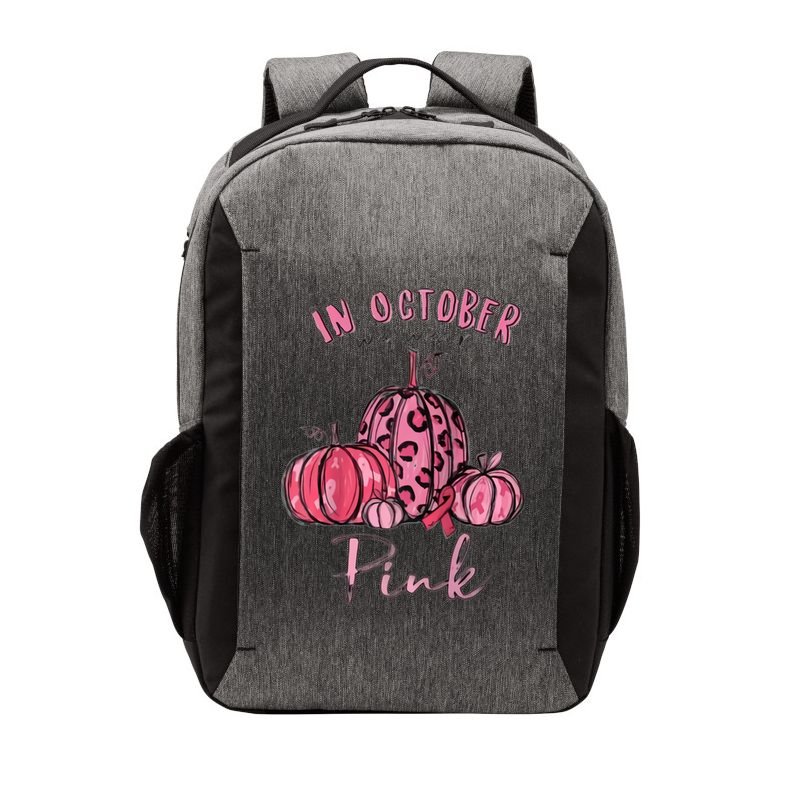 In October We Wear Pink Vector Backpack