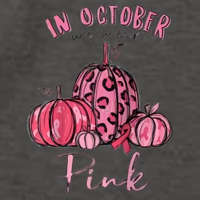In October We Wear Pink Vector Backpack